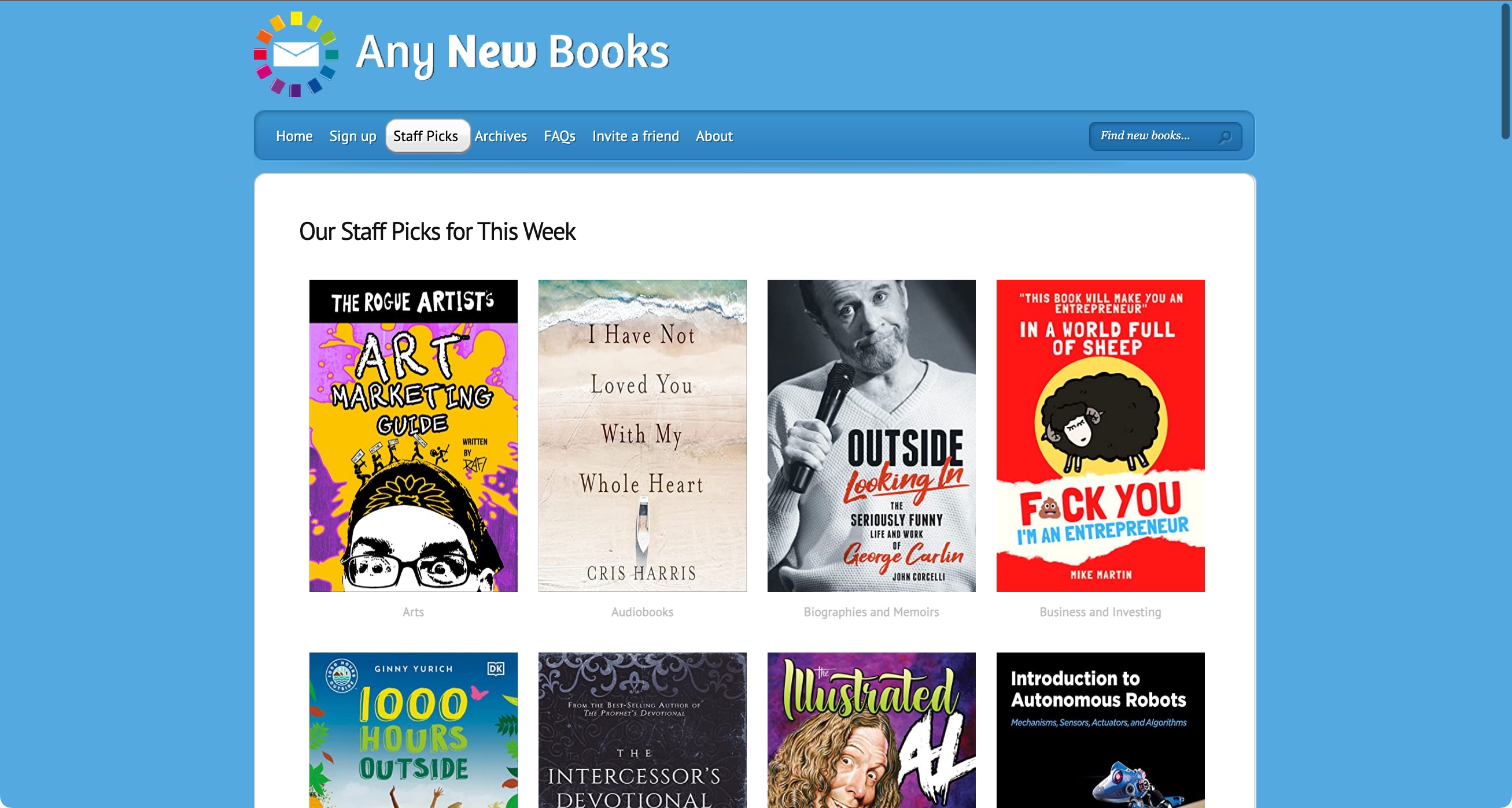 Any New Books